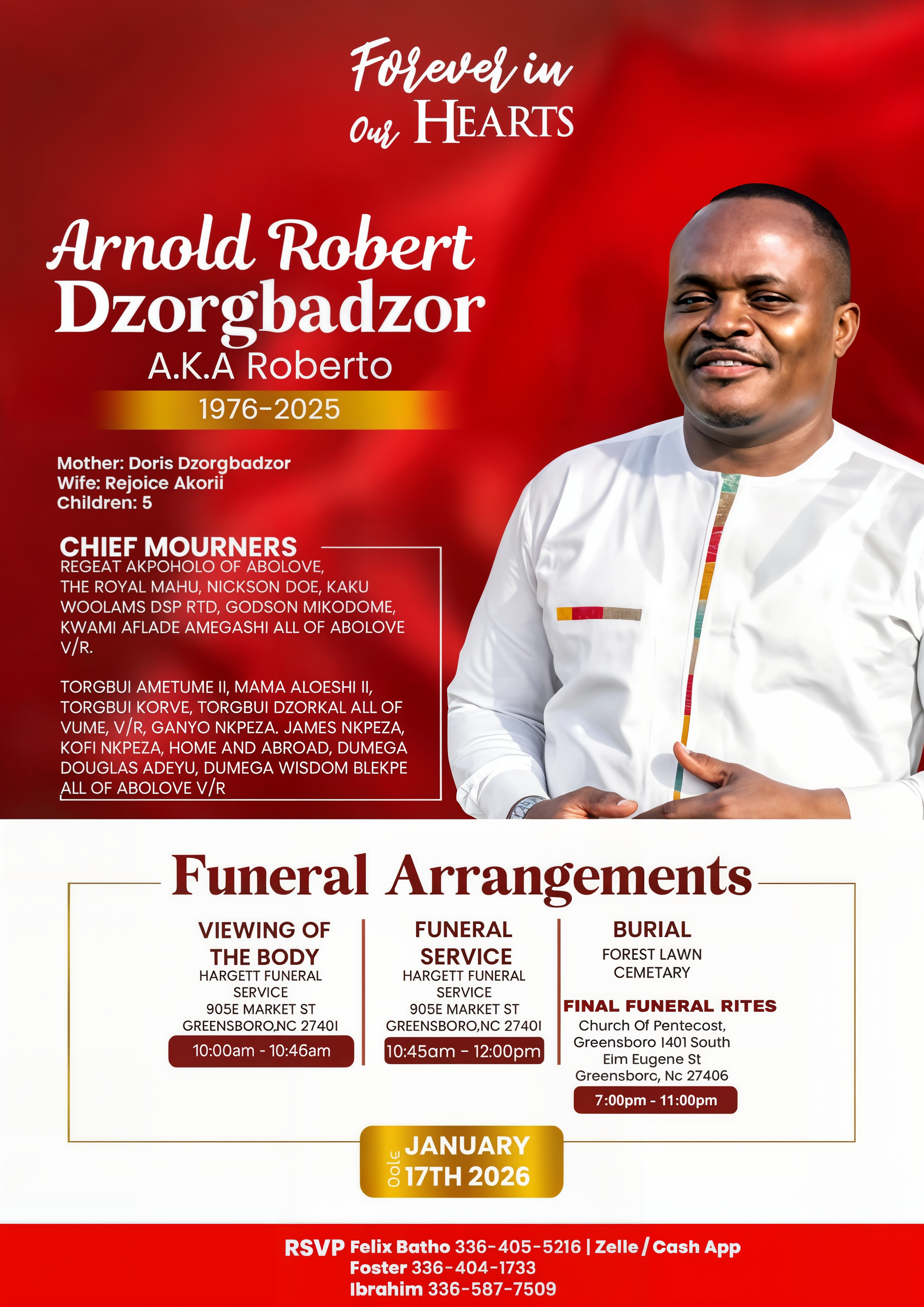 Memorial Service Graphics - Version 2