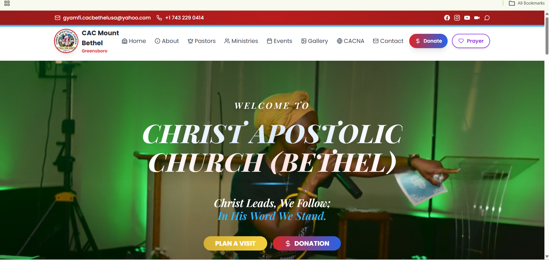 CAC Mount Bethel Church Website